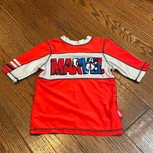 Disney Marvel swim rash guard too, size 5/6. Perfect for spring break!